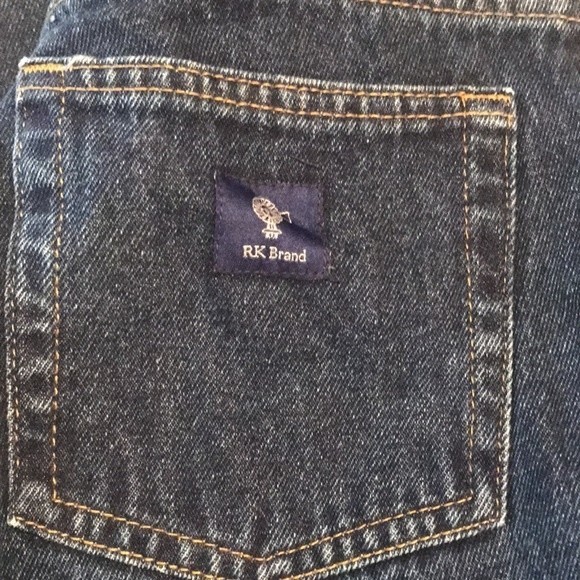 RK Brand Dark Wash Jeans Size 30/30 - Picture 4 of 5